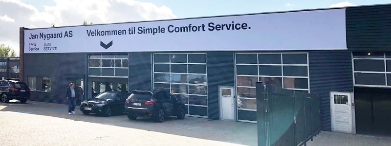 Reklamebannere-jan nygaard comfort service Reklamebannere-jan nygaard comfort service
