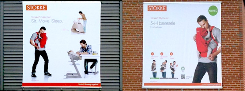 Reklamebannere-stokke Reklamebannere-stokke